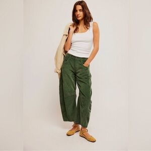 Free people good luck Corduroy barrel Leg Pants